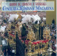 Portada del disco 'Centuria Romana Macarena'